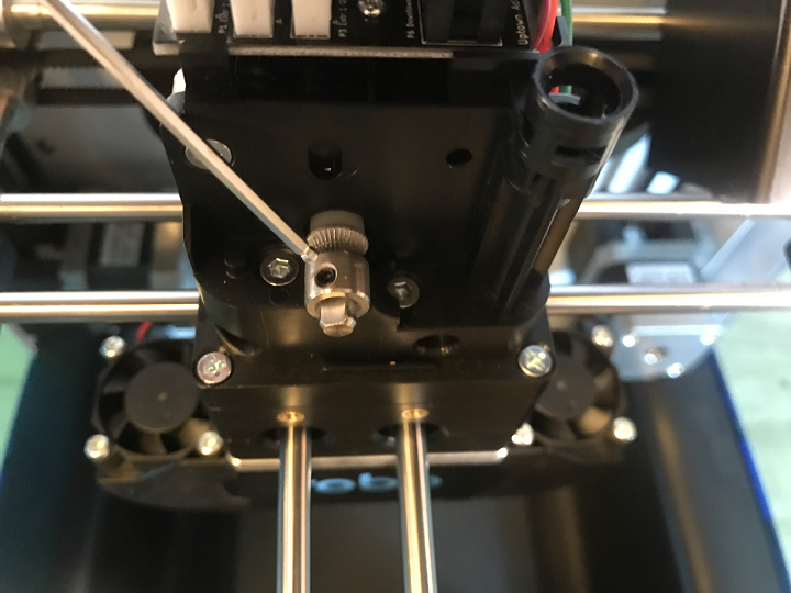 Extruder Cover Off