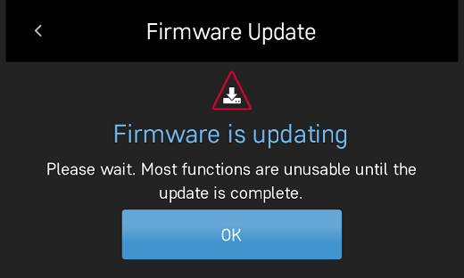 Firmware is Updating